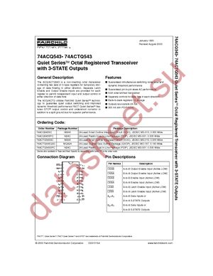 74ACTQ543QSC datasheet  